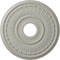 Ekena Millwork Melonie Ceiling Medallion (Fits Canopies up to 6 3/8"), 16"OD x 3 5/8"ID x 3/4"P, Pot of Cream CM16MLPCF - alternate 1